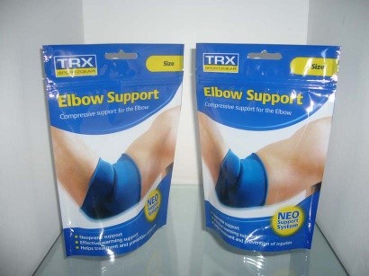 Sport Printed Stand Up Plastic Pouches Packaging With k / Tear Notch