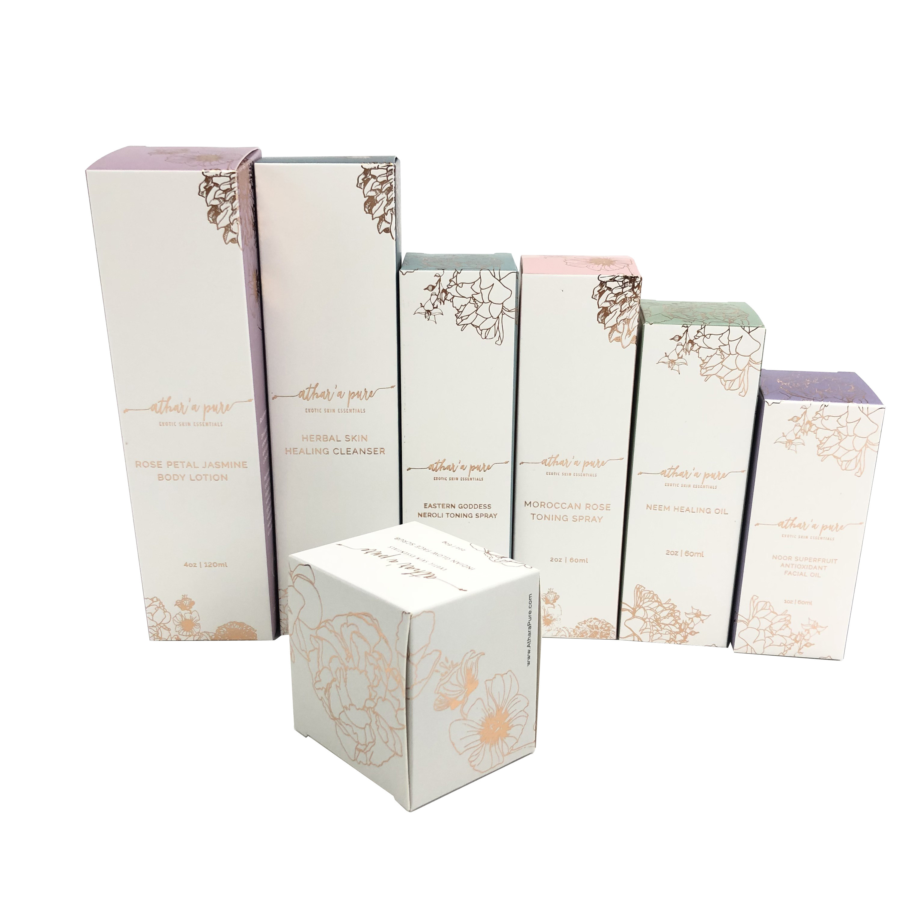 Cosmetic Packaging Paper Box Recycled Colour Printing Logo Custom Eyelash Packaging Box With Gold Foil Stamping