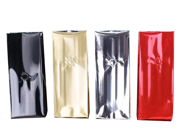 Resealable custom printing coffee bag with valve coffee packaging bag 1000g