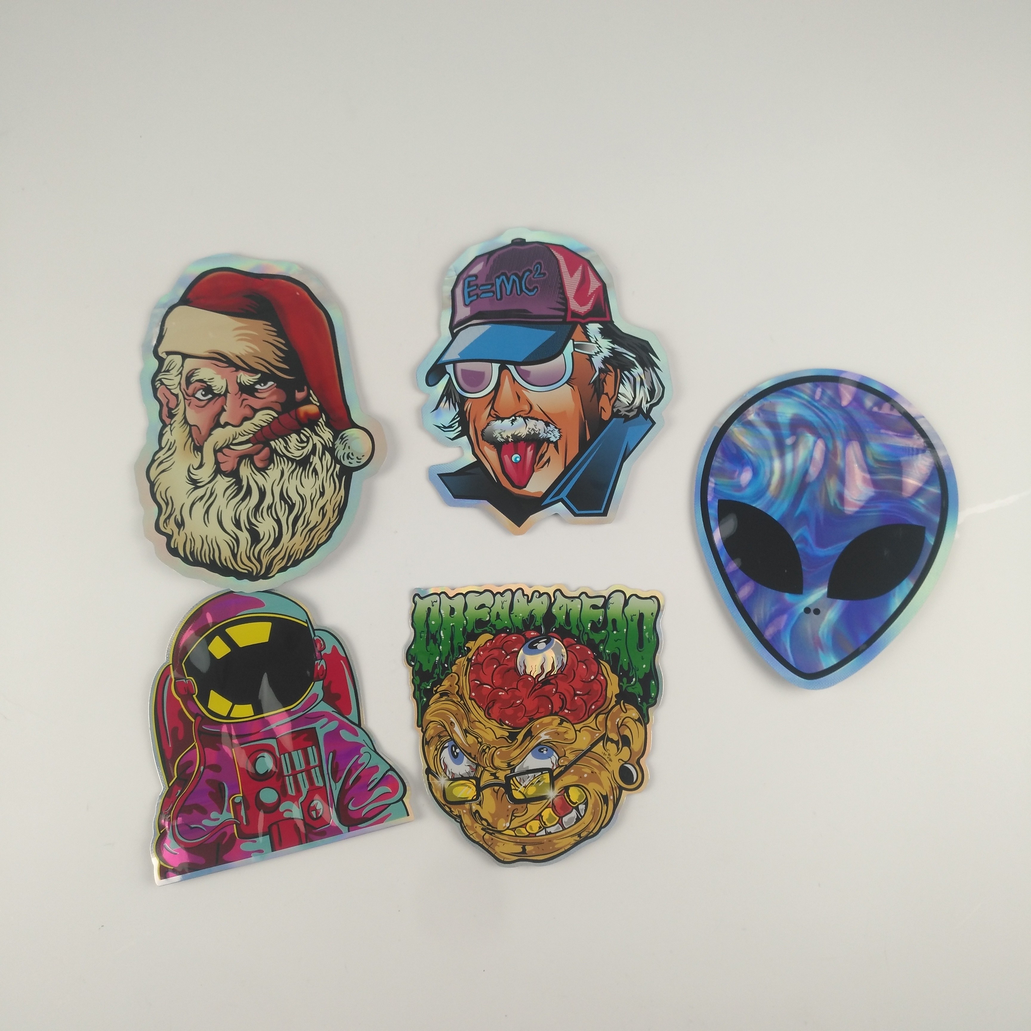 Gummies Jelly Cannabis Plastic Pouches Packaging Die Cut Custom Zipper Bags 3.5g