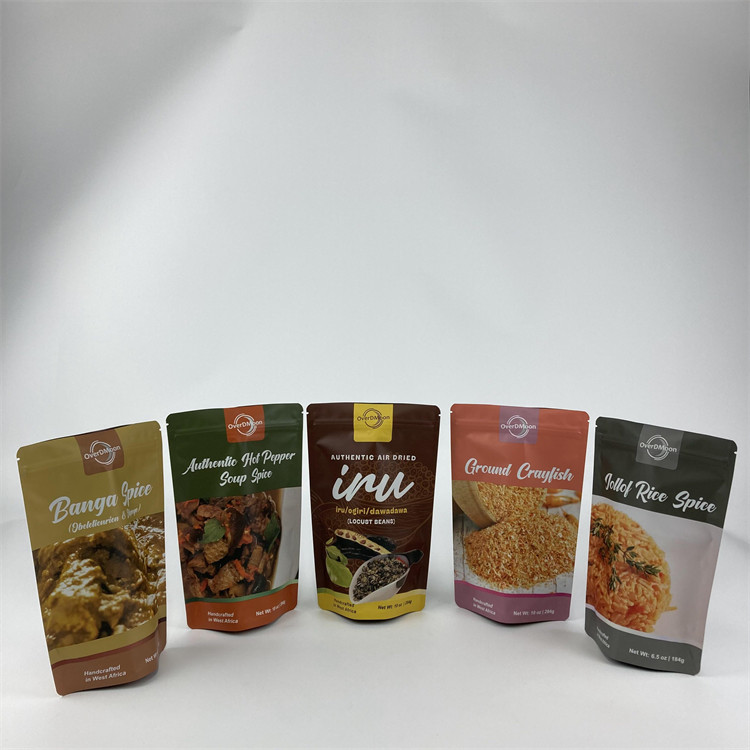 Stand Up Doypack Tobacco Packaging Pouch Hot Seal Zipper Packet With Logo