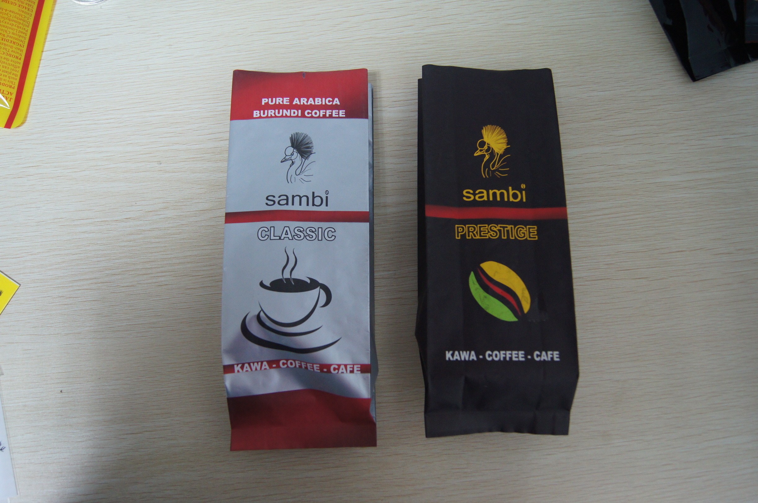Laminated Gusset Side Tea Bags Packaging Matte Finish Colorful Printing