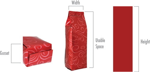 Laminated Bottom Gusset Tea Bags Packaging k Colorful Printed Matte Finish