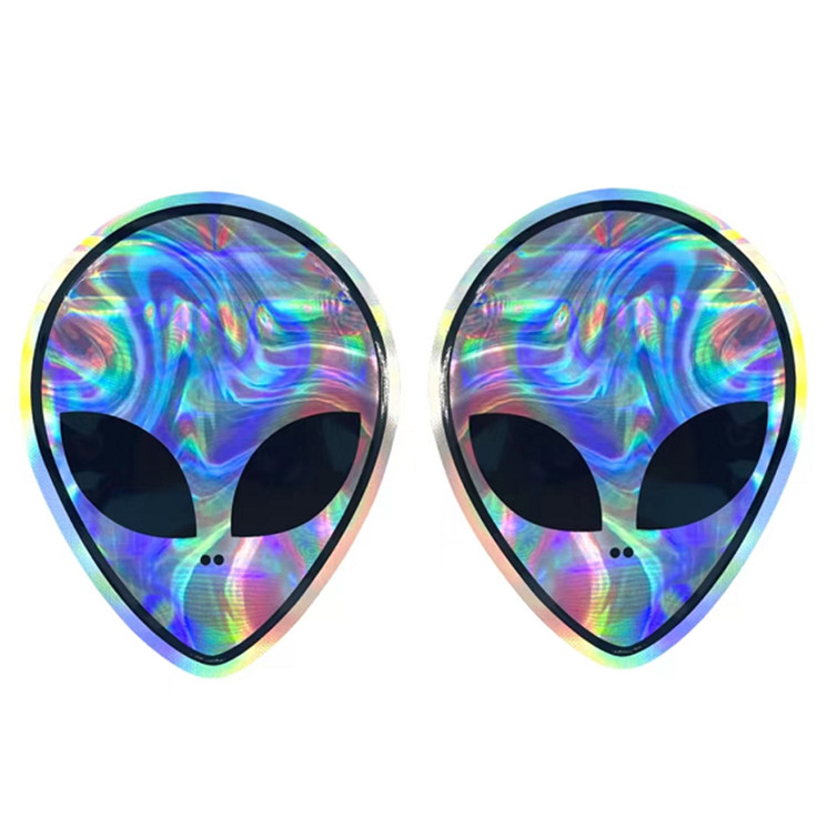 Custom Printed Irregular Shape Mylar Plastic Pouches Packaging For Cookie 3.5g 7g