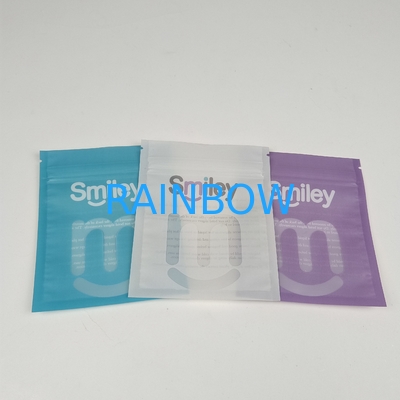 Wholesale  Recyclable Three Side Sealed Mylar Packaging Teeth Aligner For Teeth Care with Zipper