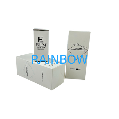 Custom White Cardboard 350g Paper Packaging Box For Cosmetic With Gravure Printing