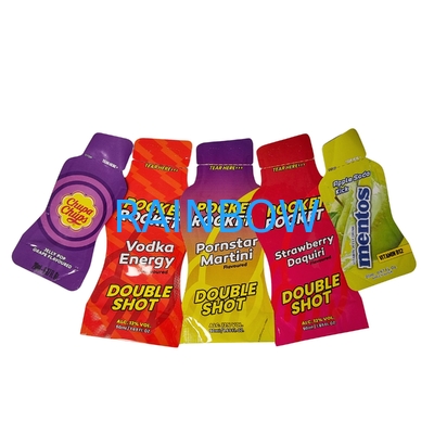 Custom Printed Holographic Mylar Bag  Resealable Biodegradable Packaging for Food Snack Bags