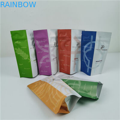 Customized Logo Matt Finish Stand Up Pouch with Heat Seal for Resealable Food Packaging