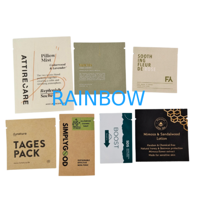 Aluminum Foil Packaging Bag Heat Seal Cosmetic Lotion Shampoo Mini Skin Care Sample Sachet