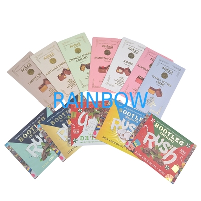  Edible  Aluminum Foil Sachet Back Seal Small Plastic Mylar Oat Chocolate Energy Bar Cookie Snack Candy Packaging Bag