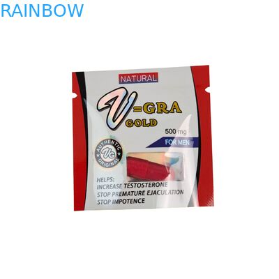 Food-Grade Heat Seal Plastic Zipper Bag with Custom Sizes for Pills Tablets and Medicinal Capsules