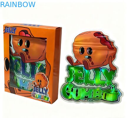 Custom Printed 3.5g Resealable Mylar Bags for Snack Packaging Stand Up Pouches