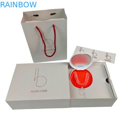 Custom Logo Print Dental Aligner Box with Magnetic Closure and 350g Thickness for Orthodontic Packaging
