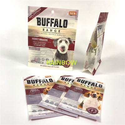 Hot Sealed Pet Food Pouch Side Guseet Plastic Ploy Customized Logo CMYK Color