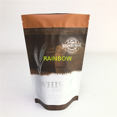 Coffee Tea Packaging Bag Customized Printed Ethiopian Coffee 250g 500g 1kg Coffee Empty Bag