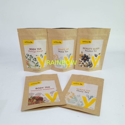 Digital Printing Tea Bags Packaging Moisture proof Mylar Bags for Tea Packaging