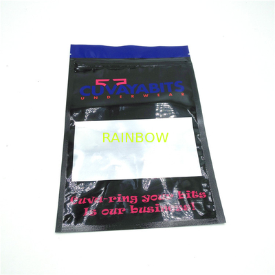 240mic Transparent Rotogravure Printing Opp Bags CMYK VMPET Clear Ziplock Bag