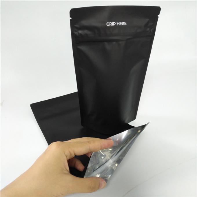 3.5g 1/8oz Smell Proof Tamper Evident Zip Lock Child Resistant Exit Mylar Bag For Hemp Flower